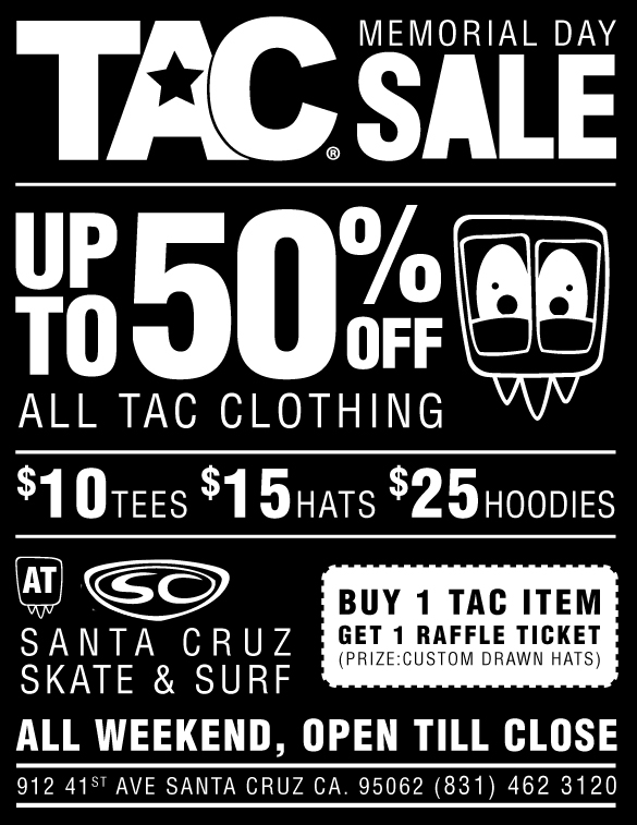 TAC Apparel Company Memorial Day Sale!