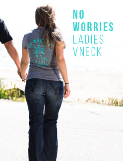 TAC Apparel Company - No Worries Ladies Vneck